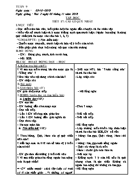 Giáo án Tổng hợp Lớp 5 - Tuần 8 - Năm học 2018-2019 (Bản 2 cột)