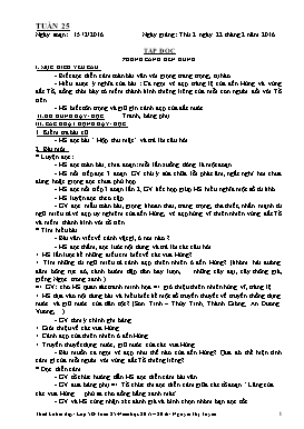 Thiết kế bài dạy lớp 5A - Tuần 25 Năm học 2016-2017 - Nguyễn Thị Thanh Loan