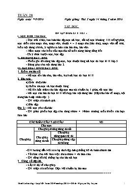 Thiết kế bài dạy lớp 5A - Tuần 28 Năm học 2016-2017 - Nguyễn Thị Thanh Loan