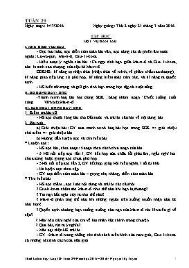 Thiết kế bài dạy lớp 5A - Tuần 29 Năm học 2016-2017 - Nguyễn Thị Thanh Loan