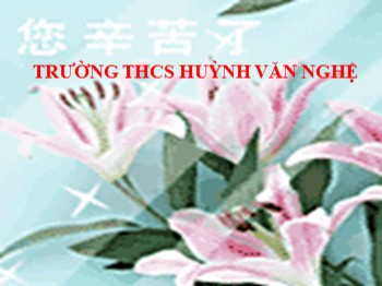 Bài giảng Sinh học 7 - Bài 46: Thỏ - Trường THCS Huỳnh Văn Nghệ
