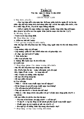 Giáo án Các môn Khối 5 - Tuần 14 - Năm học 2020-2021