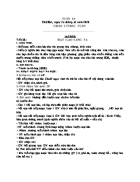 Giáo án Tổng hợp các môn Lớp 5 - Tuần 14 - Năm học 2020-2021