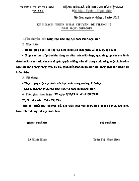 Sáng kiến kinh nghiệm Giúp học sinh Lớp 4,5 ham thích đọc sách