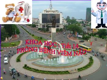 Bài giảng Khoa học Lớp 5 - Tiết 14, Bài 14: Phòng bệnh viêm não