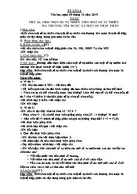 Giáo án Các môn Khối 5 - Tuần 14 - Năm học 2019-2020