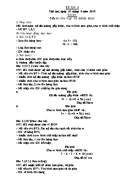 Giáo án Các môn Lớp 3 - Tuần 3 - Năm học 2019-2020