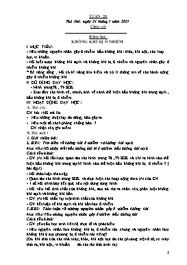 Giáo án Khối 4 - Tuần 20 - Năm học 2020-2021