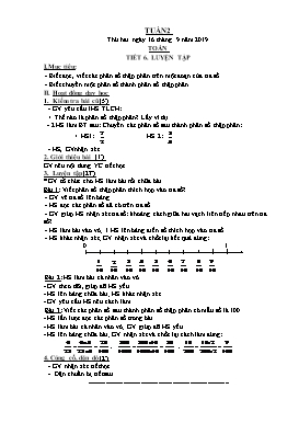 Giáo án Khối 5 - Tuần 2 (Tiếp) - Năm học 2019-2020