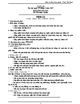 Giáo án Lớp 3 (Buổi chiều) - Tuần 28 - Năm học 2020-2021 - Trần Thị Tuyết