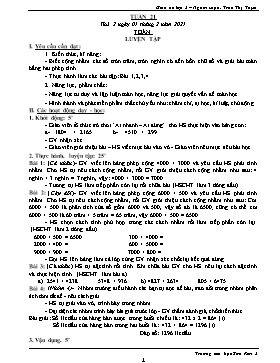 Giáo án Lớp 3 - Tuần 21 - Năm học 2020-2021 - Trần Thị Tuyết