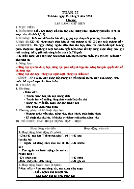 Giáo án Lớp 5 soạn theo ĐHPTNLHS - Tuần 22 - Năm học 2020-2021
