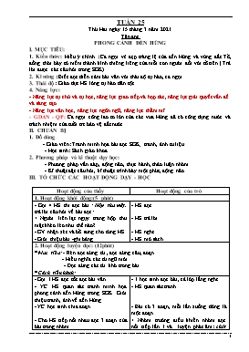 Giáo án Lớp 5 soạn theo ĐHPTNLHS - Tuần 25 - Năm học 2020-2021