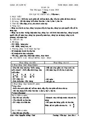 Giáo án Lớp 5 soạn theo ĐHPTNLHS - Tuần 29 - Năm học 2020-2021 - Nguyễn Hồng Thái