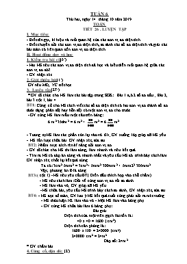 Giáo án Tổng hợp 5 - Tuần 6 - Năm học 2019-2020