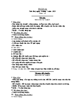 Giáo án Tổng hợp Lớp 3 - Tuần 16 - Năm học 2020-2021